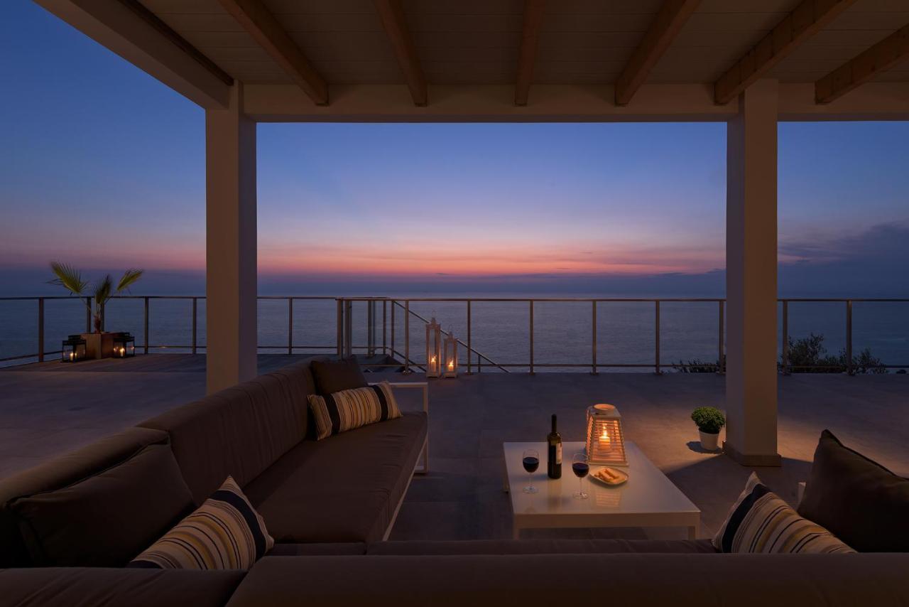 Kathisma Bay Villas - Luxury Villas- Villa Oceanos Каламици Экстерьер фото