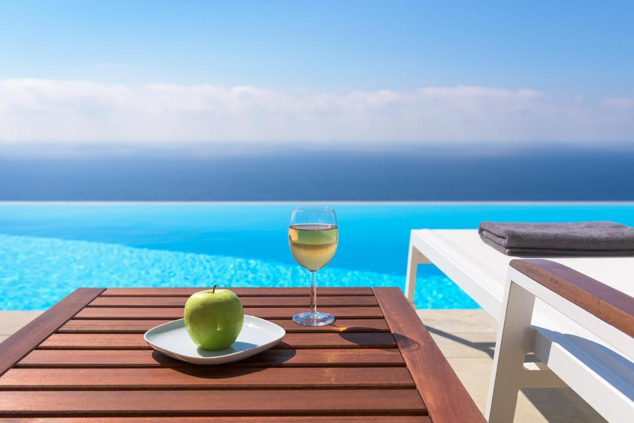 Kathisma Bay Villas - Luxury Villas- Villa Oceanos Каламици Экстерьер фото