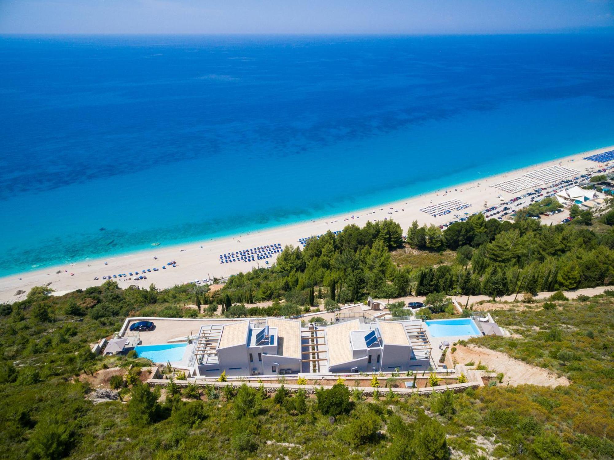 Kathisma Bay Villas - Luxury Villas- Villa Oceanos Каламици Экстерьер фото